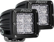 RIGID D Series Pro Diffused Standard Mount Light Pair for Compact Vehicles