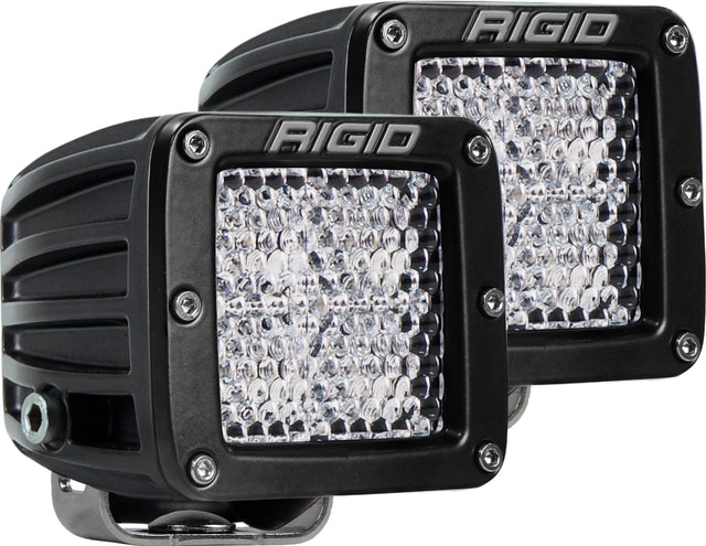 RIGID D Series Pro Diffused Standard Mount Light Pair for Compact Vehicles
