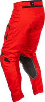 Fly Racing Kinetic Center Pants for Motorcycles - Red/Black, Size 30 with Advanced Ventilation and Comfort Features