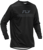 Fly Racing Universal Jersey Black/White 5X for Motocross and Off-Road Vehicles