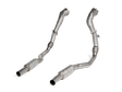 Akrapovic DownPipe with Link Pipe Set for 2020 Audi RS6 Avant (C8) – Stainless Steel, Part Number DP/L-AU/SS/1