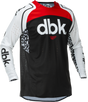 Fly Racing Evolution DST DBK Jersey Black/White/Red for Mountain Bikes and BMX