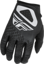 Fly Racing Youth Kinetic Sym Offroad MX Gloves Black/White – Youth Medium