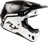 Fly Racing Formula CC Objective Helmet Black/White for Motorcycles - Size Medium/Large