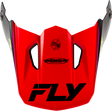 Fly Racing Kinetic Rally Helmet Visor Red/Black/White for XS/S Sizes