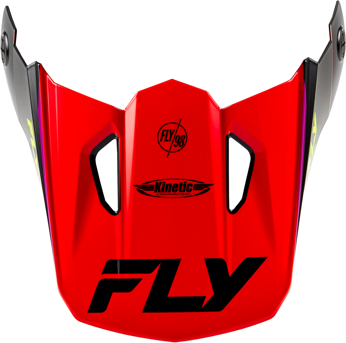 Fly Racing Kinetic Rally Helmet Visor Red/Black/White for XS/S Sizes