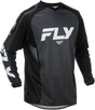 Fly Racing F 16 Jersey Black/White for Motocross and Off-Road Vehicles