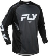 Fly Racing F 16 Jersey Black/White 5X for Motocross and Off-Road Vehicles