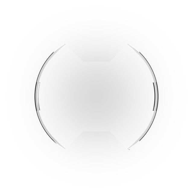 KC HiLiTES SlimLite 8in. LED Light Shield (Shield Only) - Clear