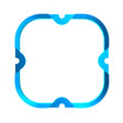 KC HiLiTES FLEX ERA 4 Color Bezel Ring Blue (ea)