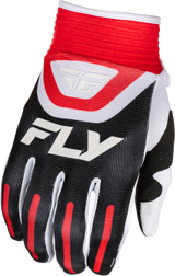 Fly Racing Youth F 16 Offroad Gloves – Black/Red/White, Youth 2X-Small, MX Gloves