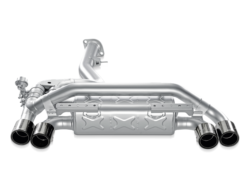 Akrapovic Slip-On Line Exhaust for 2011-2012 BMW 1 Series M Coupe (E82) Titanium with Tips