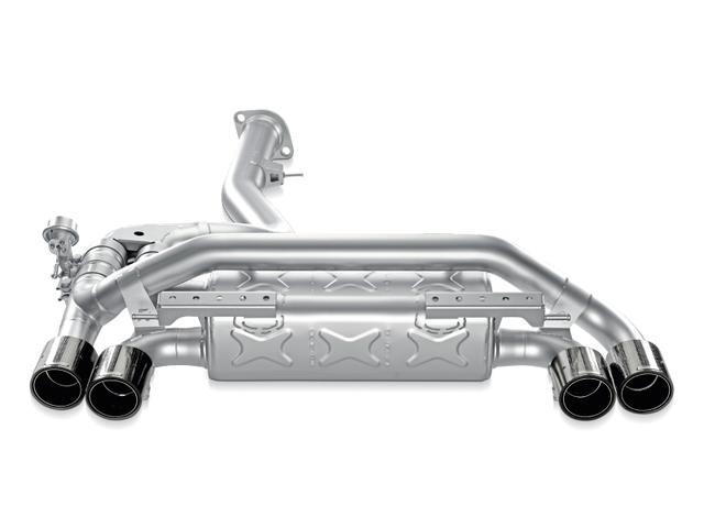 Akrapovic Slip-On Line Exhaust for 2011-2012 BMW 1 Series M Coupe (E82) Titanium with Tips