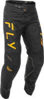 Fly Racing Kinetic Center Pants Black/Gold Size 30 – Motorcycle Riding Gear for Enhanced Comfort and Protection