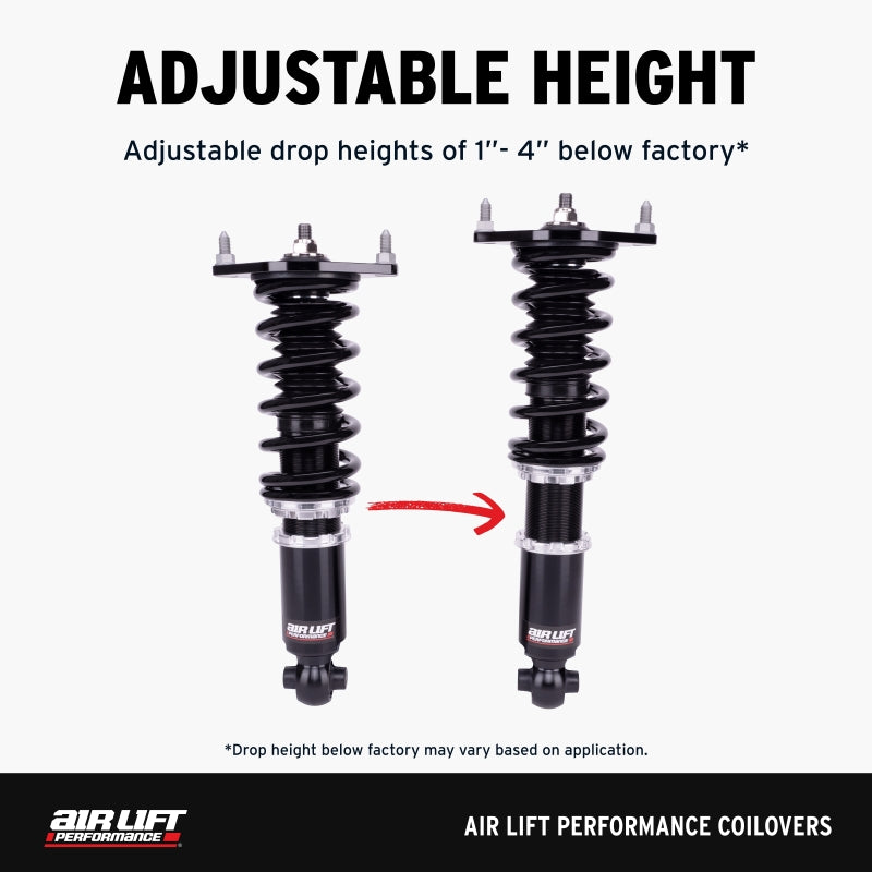 Air Lift Performance Coilover Kit for Lexus IS300 & IS350 (Years 2017-2023) by Air Lift Part Number 79018