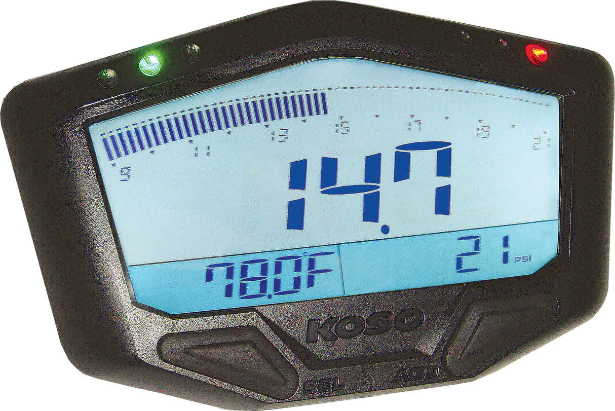 KOSO BA029001 X 2 Boost Gauge with Air/Fuel Ratio and Temperature for Ford F-150, Chevrolet Silverado, Dodge Ram, and More