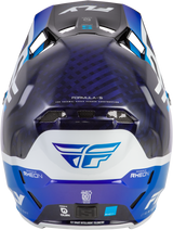 Fly Racing Yth Formula S Carbon Byte Helmet for Youth Riders - Blue Carbon/White with Vehicle Fitment