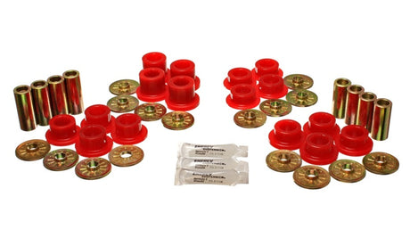 Energy Suspension 5.3126R Red Rear Control Arm Bushing Set for Dodge Viper 1992-1998