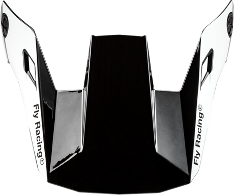 Fly Racing Rayce Helmet Visor Black/White/Grey XL – Compatible with Motorcycle and Off-Road Helmets