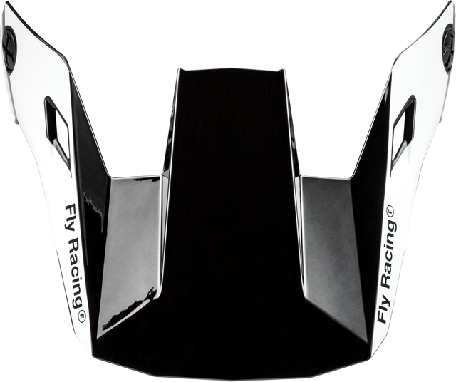 Fly Racing Rayce Helmet Visor Black/White/Grey XL – Compatible with Motorcycle and Off-Road Helmets