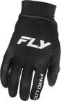 Fly Racing Pro Lite Gloves Black/White XS - Motorcycle Racing and ATV Riding Gloves