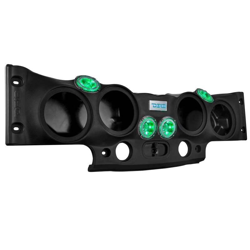 DS18 JK-SBAR/BK.HT Soundbar System for Jeep JK/JKU 2007-2018 Fits 4x8 Inch Speakers - Black