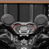 DS18 RYDERBT Bluetooth Handlebar Mount Speakers for Motorcycles - 2.5 Inch Full-Range Amplified Class D Audio System with USB Port and Water Resistance