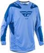Fly Racing Kinetic Sym Jersey Ultramarine/Dark Blue for Motocross and ATV Vehicles