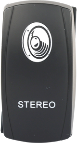 Open Trail SM106-025 Stereo Accessory LED Switch Pro Backlit for Jeep Wrangler, Toyota Tacoma, Ford F-150