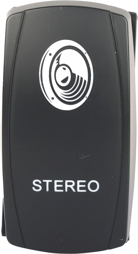 Open Trail SM106-025 Stereo Accessory LED Switch Pro Backlit for Jeep Wrangler, Toyota Tacoma, Ford F-150