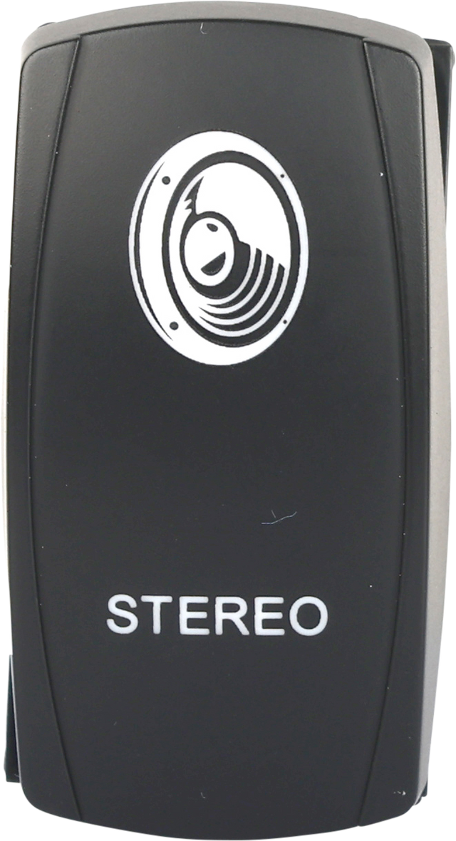 Open Trail SM106-025 Stereo Accessory LED Switch Pro Backlit for Jeep Wrangler, Toyota Tacoma, Ford F-150