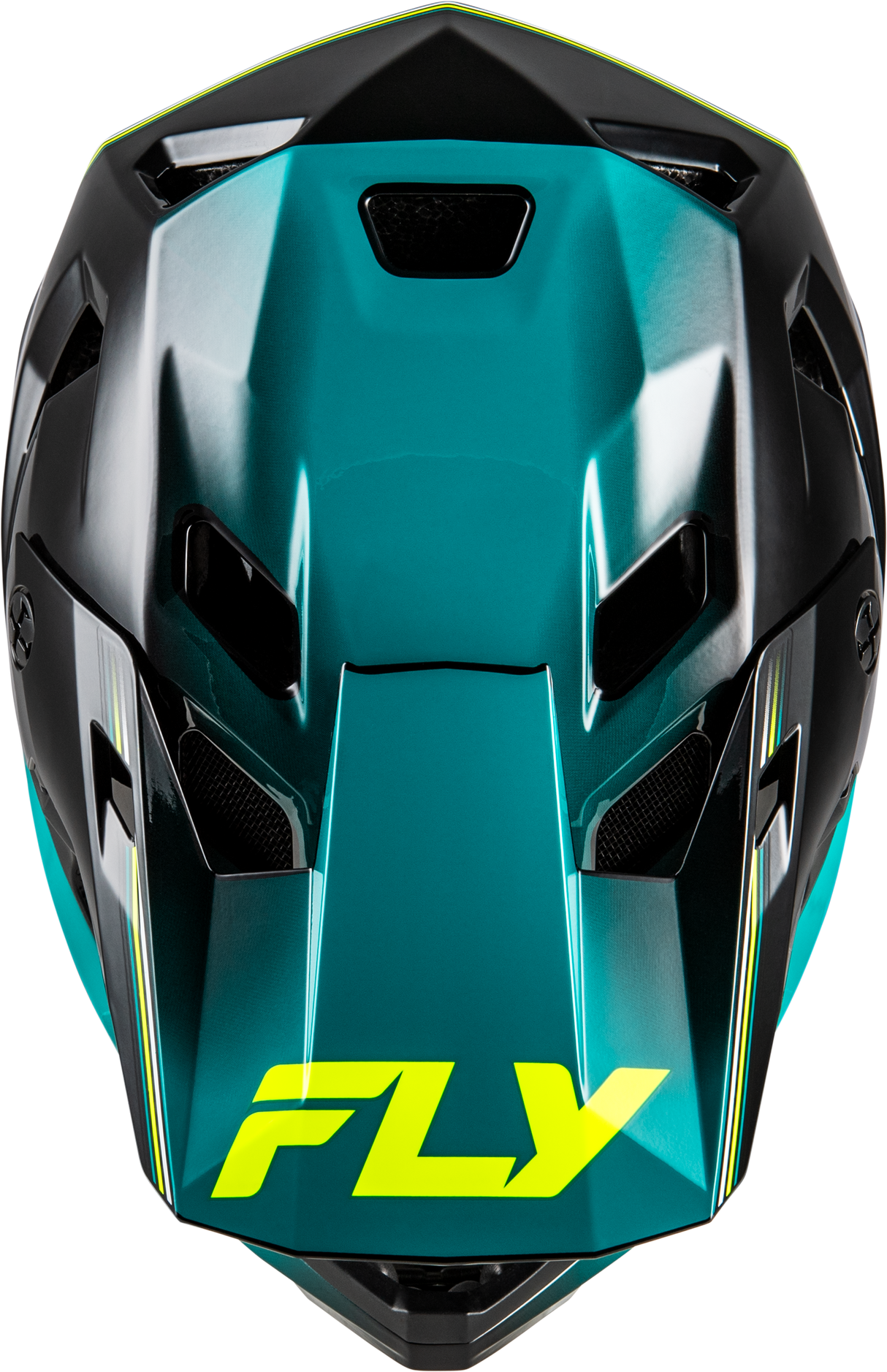 Fly Racing Yth Rayce Repeat Bicycle Helmet for Youth - Black, Teal, Hi-Vis, Size Medium