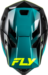 Fly Racing Yth Rayce Repeat Bicycle Helmet for Youth - Black, Teal, Hi-Vis, Size Medium