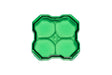 Diode Dynamics Stage Series Rock Lights - Green Clear Lens