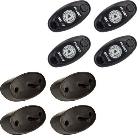 RIGID 400203 Rock Light Kit CW with 4 LED Lights for Off-Road Vehicles