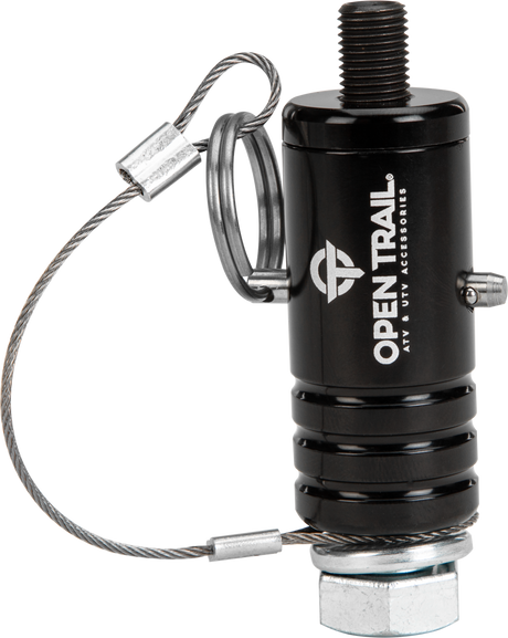 OPEN TRAIL OT-WHIP-BLK Quick Release Whip Mount for Jeep, Truck, and SUV (Black)