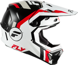 Fly Racing Formula CP Seal Helmet White/Black/Red - Extra Small for Motocross and Off-Road Bikes
