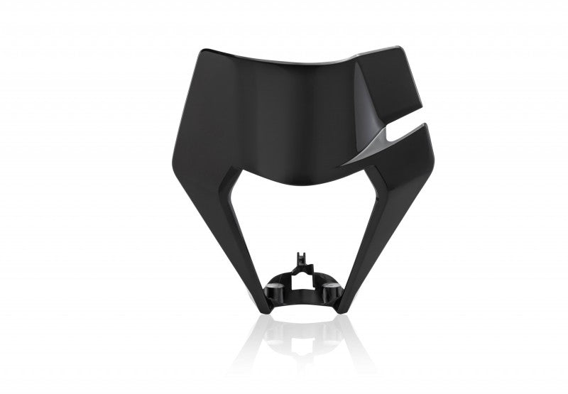 Acerbis Headlight Mask for KTM XCF-W 350/500, XC-W 150 TPI, EXC 300 TPI, EXC-F 350/500 – Black