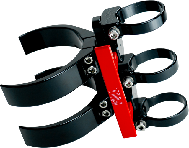 AXIA MODFM5-BK Quick Release Fire Mount for 5lb Amerex Fire Extinguisher - Universal Fit for UTVs with Horizontal Roll Cage Bars