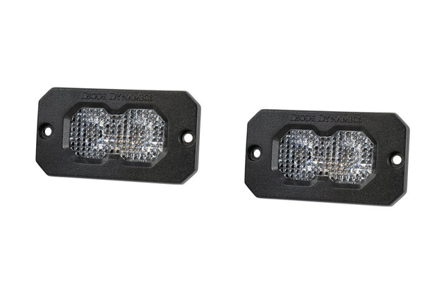 Diode Dynamics C2 2.0 Max White Flood Flush RBL (Pair)