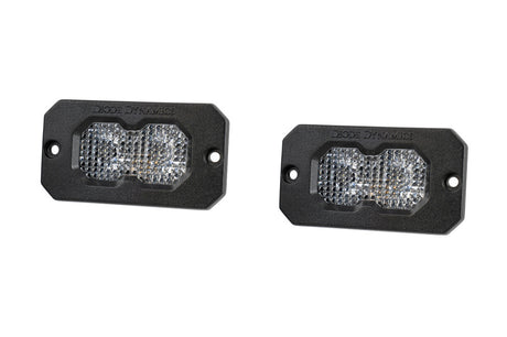 Diode Dynamics C2 2.0 Pro White Flood Flush RBL (Pair)
