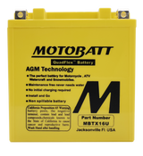 Motobatt MBTX16U Sealed AGM Battery – Universal Fit for Powersports Vehicles