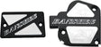 MODQUAD Throttle & Brake Cover Set with Black Logo for Yamaha YFZ350 Banshee (1987-1996)