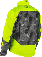 Fly Racing SNX Pro Jacket Hi Vis/Black 4X - Snowmobile Jacket with Waterproof and Breathable Technology for Adult Riders