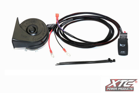 XTC Power Products Horn Kit PNP Universal for UTVs - Loud Low Tone Automotive Horn with Pre-Wired Harness