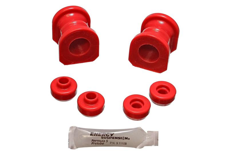 Energy Suspension 7.5121R Front Sway Bar Bushing Set for Nissan 240SX (1989-1994) with 24mm Diameter