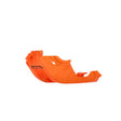 Acerbis 2024 KTM XC-W150 Skid Plate - 16 Orange for Off-Road Motorcycles