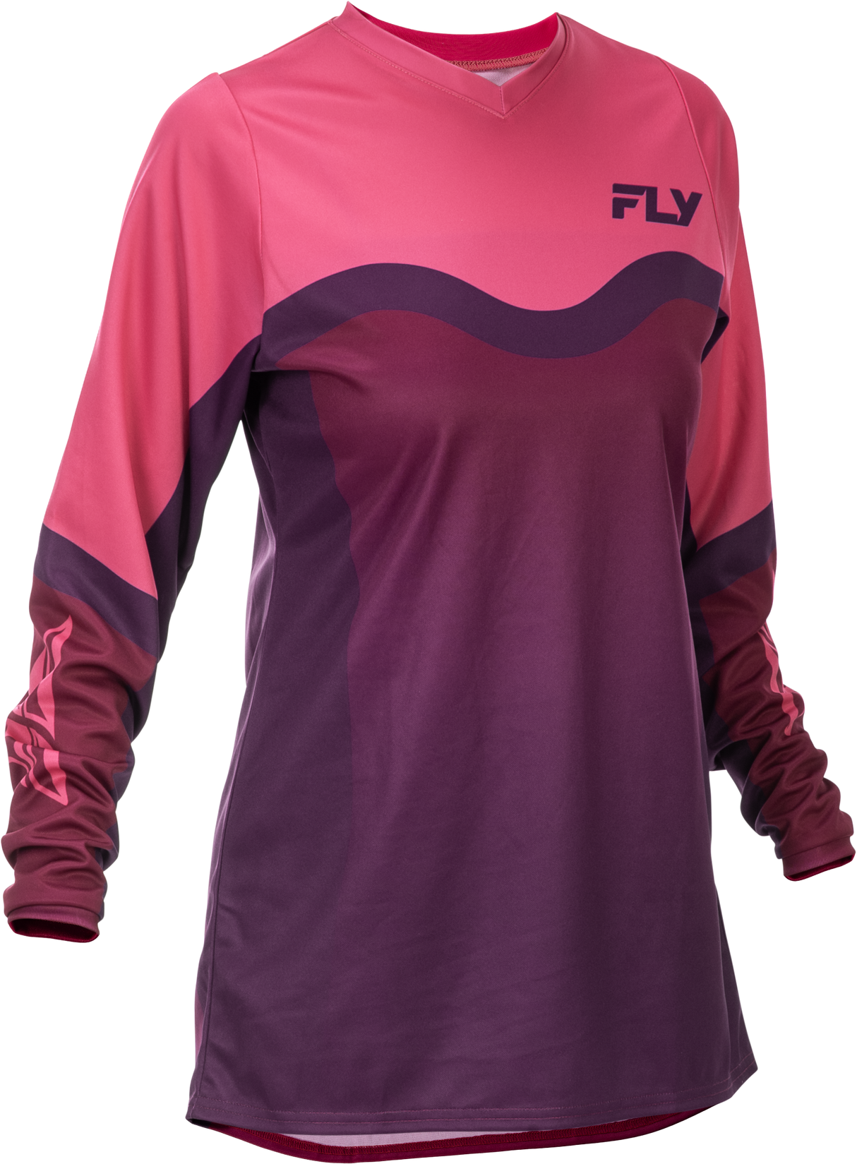 Fly Racing Women's F 16 Jersey Pink/Mauve - Motorcycle Off-Road Riding Jersey for Women