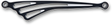 ARLEN NESS Shift Rod - Deep Cut - Flat - Black 19-913