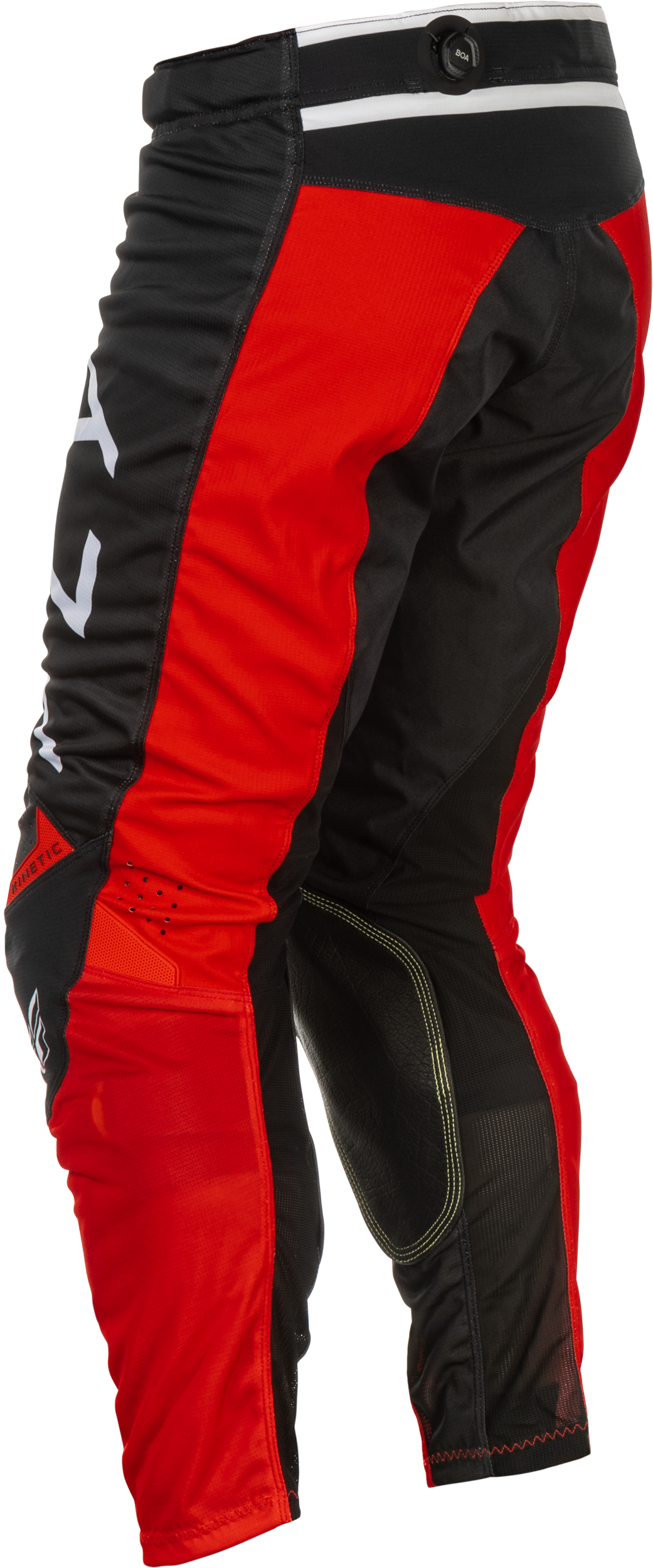 Fly Racing Kinetic Mesh Center Pants for Offroad Vehicles - Size US 34, Black/White/Red